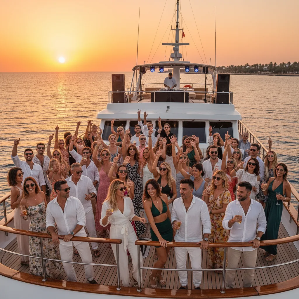 Servicio Boat Party para despedidas